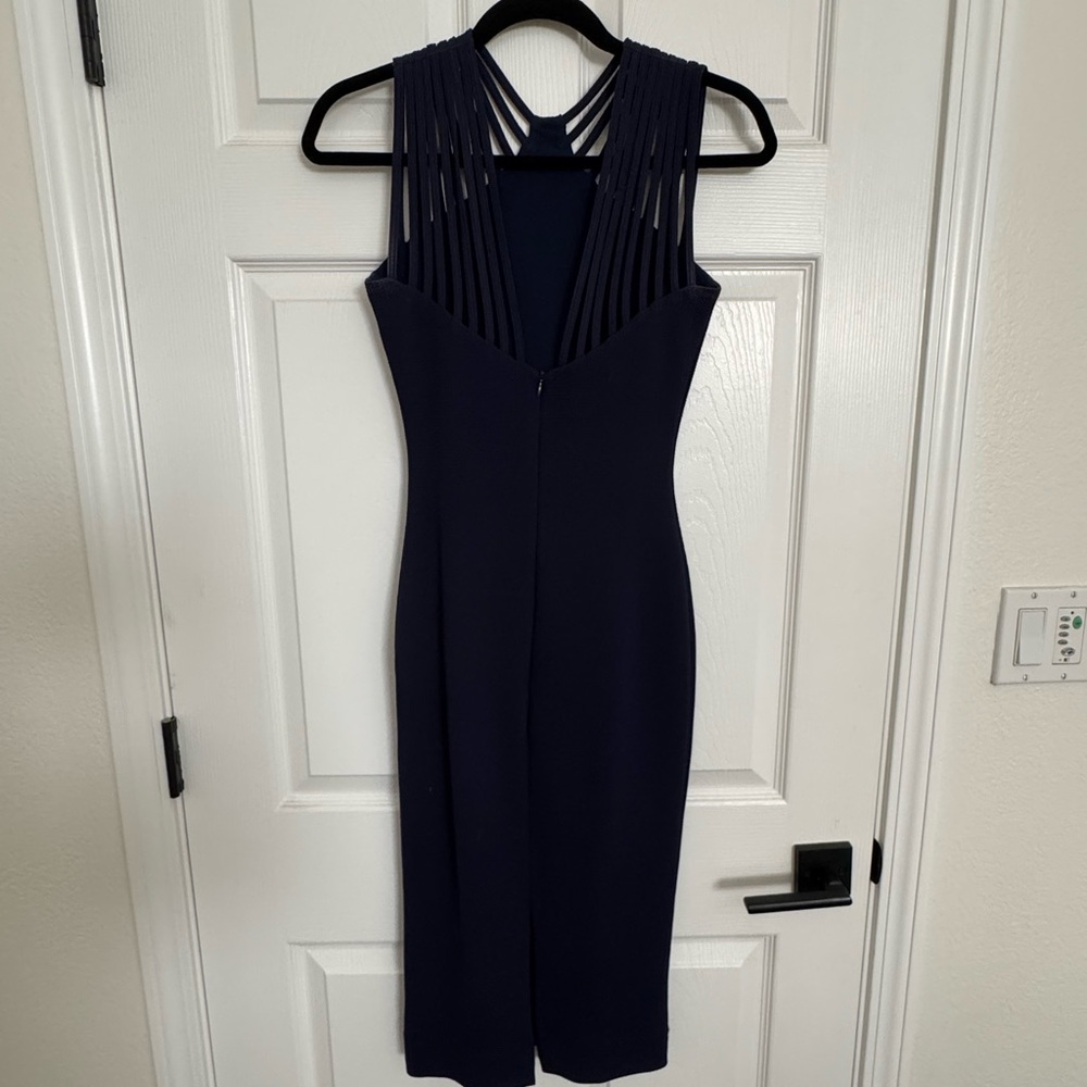 Dress the Population Strappy Navy Midi Dress - Picture 2 of 3